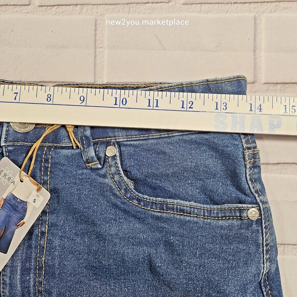 Serra Women' Denim Skirt Maxi Front Slit Sz Small Light Wash NWT - Picture 6 of 6